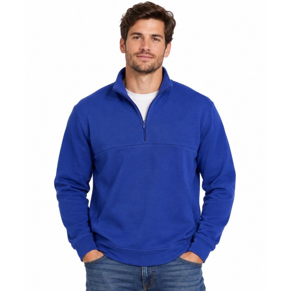 Nike 24.7 Dri-FIT Men’s Large Blue 1/4 Zip Pullover Athletic Sweatshirt